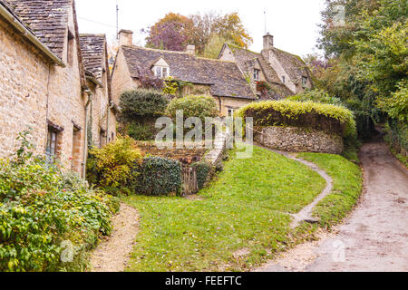 Arlington Row, Bibury, Gloucestershire, Angleterre Banque D'Images