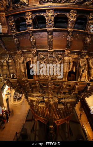 Musée Vasa (navire) à Stockholm, Suède Banque D'Images