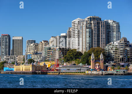 Luna Park à Lavender Bay Sydney Banque D'Images