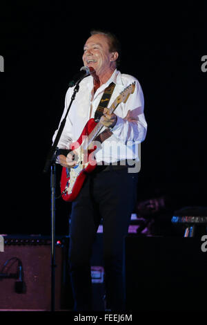 David Cassidy se produit en concert à John J. Burns Park le 8 août 2015 à Massapequa Park, New York. Banque D'Images