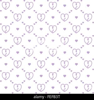 Arrière-plan de motif floral transparent Illustration de Vecteur