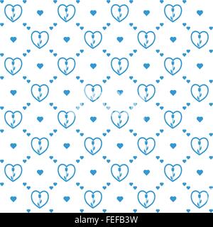Arrière-plan de motif floral transparent Illustration de Vecteur