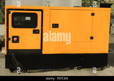 Eenerator Diesel auxiliaire pour l'énergie électrique de secours Banque D'Images