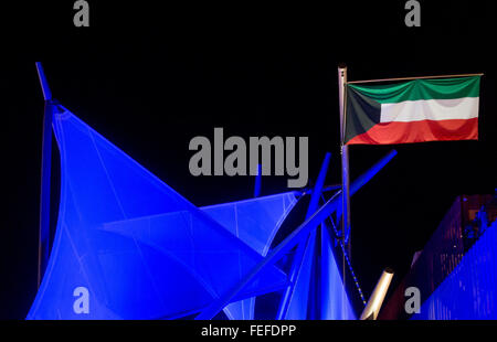 Koweït la pièce à l'Expo à Milan Italie Banque D'Images
