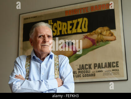 Berlin, Allemagne. 05Th Feb 2016. Exclusif - caméraman Michael Ballhaus pose à Berlin, Allemagne, 05 février 2016. Photo : Jens Kalaene/dpa/Alamy Live News Banque D'Images