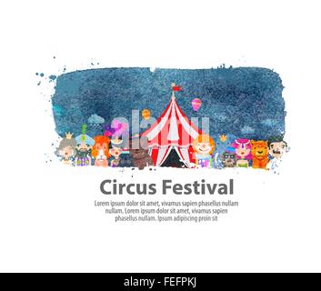 Circus. vector illustration Illustration de Vecteur