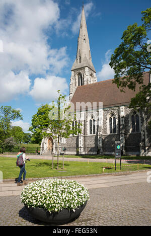 Église anglicane St Alban, Churchillparken, Copenhague (Kobenhavn), Royaume du Danemark Banque D'Images