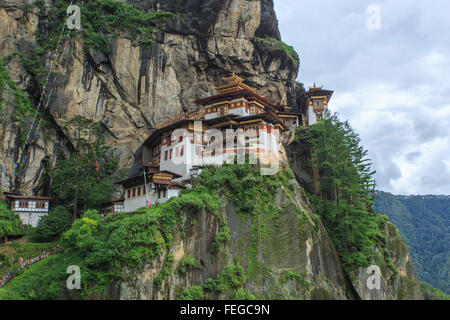 Tiger's Nest Temple, Bhoutan Banque D'Images