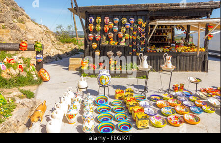 Les objets en céramique typique de Cuenca, Espagne Banque D'Images