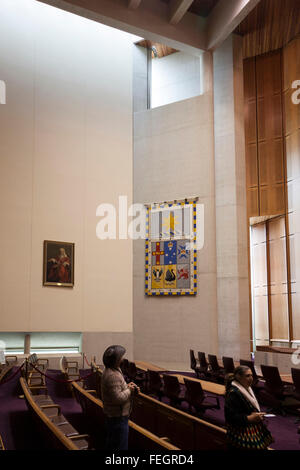 Intérieur de la Haute Cour d'Australie Canberra ACT Australialia Banque D'Images