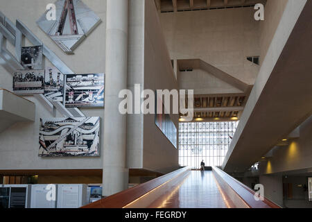 Intérieur de la Haute Cour d'Australie Canberra ACT En Australie Banque D'Images