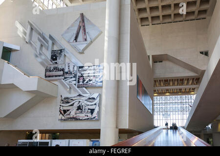 Intérieur de la Haute Cour d'Australie Canberra ACT En Australie Banque D'Images