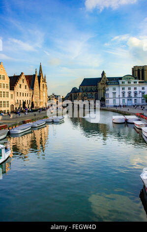 Village de Gand Belgique Banque D'Images