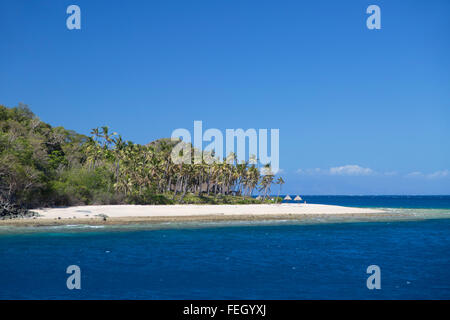 Paradise Cove Resort, l'île de Naukacuvu, Yasawa Islands, Fidji Banque D'Images