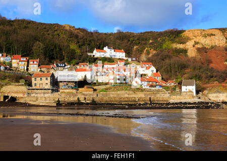 Runswick Bay, North Yorkshire. Banque D'Images