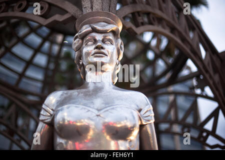 Statue de Mae West à Hollywood, CA. Banque D'Images