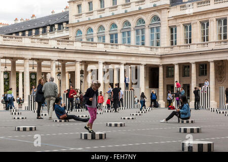 Le Palais Royal, Paris, France Banque D'Images
