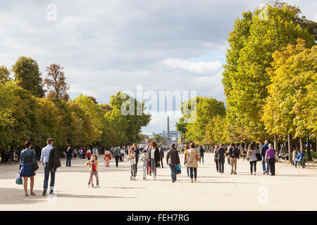 Jardin des Tuileries, Paris, France Banque D'Images