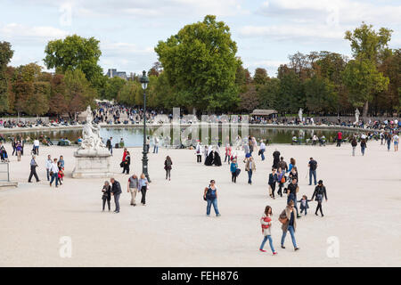 Jardin des Tuileries, Paris, France Banque D'Images