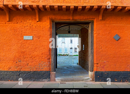 Hampton Court, Nelson Street, Kings Lynn, Norfolk, Angleterre, Royaume-Uni Banque D'Images