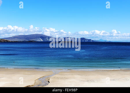 Keem vide beach sur l'île d'Achill, en Irlande Banque D'Images