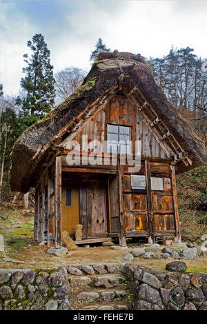 Shirakawa-go,village, Japon, house, old, Banque D'Images