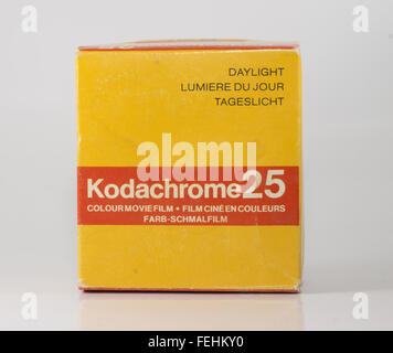 8mm Kodak Kodachrome25 film cinéma Banque D'Images