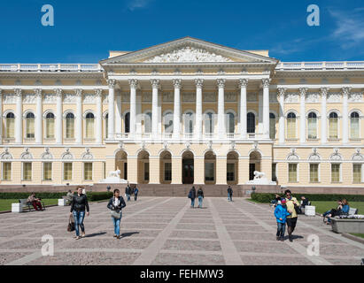 Le Musée Russe de l'Art, Inzhenernaya Street, Saint Petersburg, Fédération de Russie, Région Nord-Ouest Banque D'Images