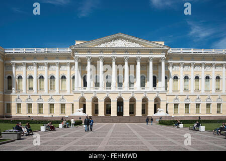 Le Musée Russe de l'Art, Inzhenernaya Street, Saint Petersburg, Fédération de Russie, Région Nord-Ouest Banque D'Images