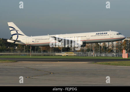 MER ÉGÉE A321 Banque D'Images