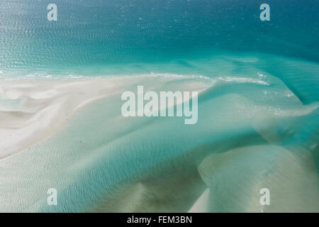 Vue aérienne de l'Whitsunday Islands, Queensland, Australie Banque D'Images