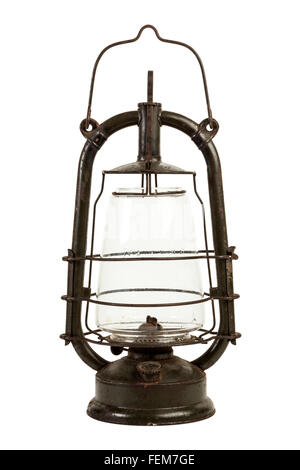Vintage lampe isolated Banque D'Images
