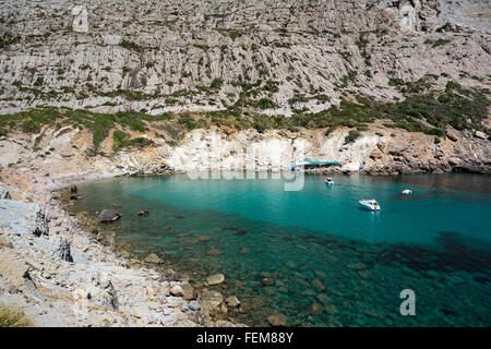 Cala Bóquer. L'île de Majorque. Espagne Banque D'Images