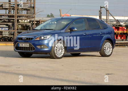 2007 Ford Focus hatchback voiture familiale Banque D'Images