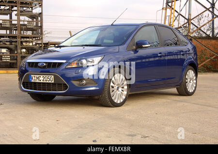 2007 Ford Focus hatchback voiture familiale Banque D'Images