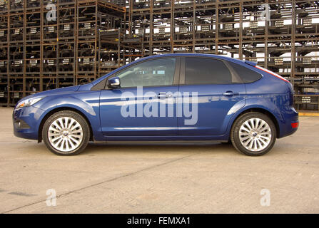 2007 Ford Focus hatchback voiture familiale Banque D'Images