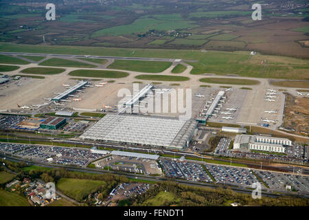 L''aéroport de Stansted, Angleterre du Sud-Est Banque D'Images