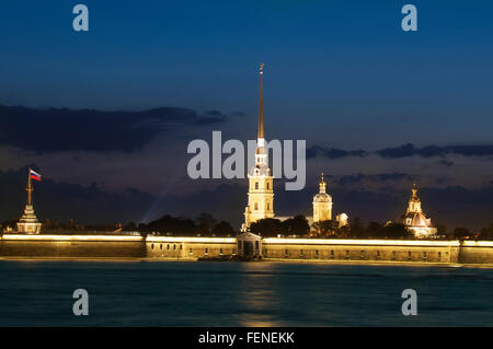 La Russie Paul et Peter forteresse dans Saint Petersburg Banque D'Images