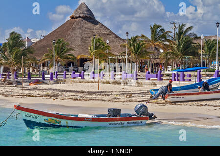 Harbourside Puerto Morelos Yucatan Mexique Banque D'Images