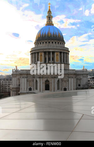 Cathédrale Saint-Paul, Ludgate Hill, Londres EC4M 8AD Banque D'Images