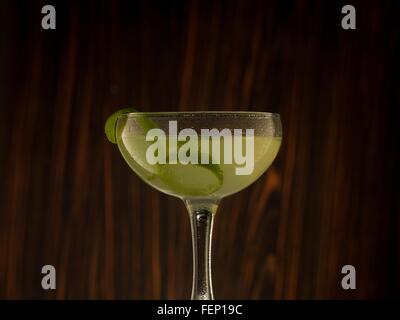 Mojito cocktail en verre à cocktail Banque D'Images