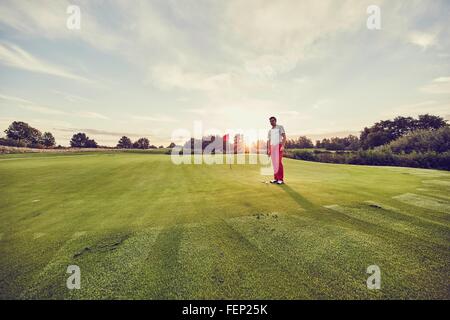 Bien entendu, le golfeur Korschenbroich, Düsseldorf, Allemagne Banque D'Images