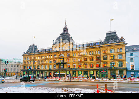 Danemark Copenhague - le 5 janvier 2011 : Street View de Magasin du Nord en hiver. Magasin du Nord est une chaîne de Danois Banque D'Images