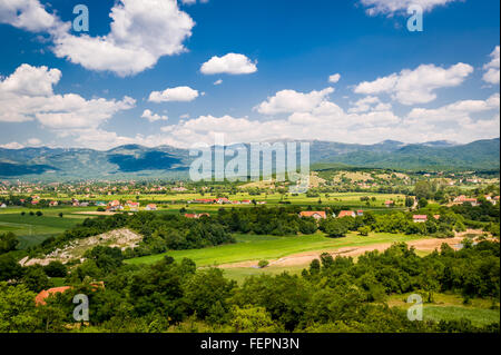 Monténégro paysage rural Banque D'Images