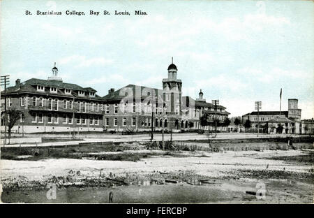 Saint Stanislaus College, Bay St Louis, Mlle. Banque D'Images