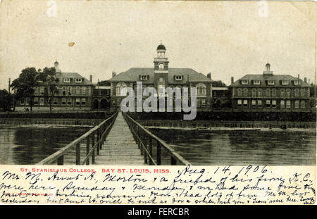 Saint Stanislaus College, Bay St Louis, Mlle. Banque D'Images