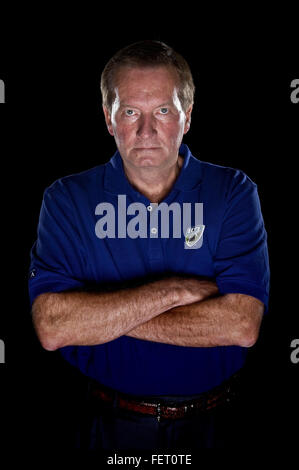 Orlando, Floride, USA. Apr 21, 2009. Las Vegas l'entraîneur Jim Fassel portrait tirer au cours de la United Football League réunions au Rosen Shingle Creek. © Scott A. Miller/ZUMA/Alamy Fil Live News Banque D'Images