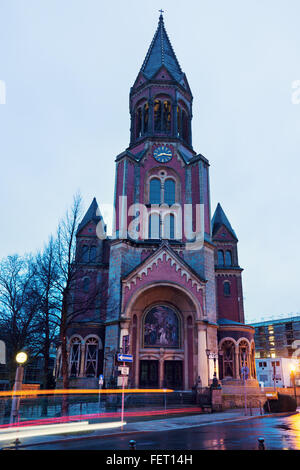 Kreuzeskirche à Essen Banque D'Images