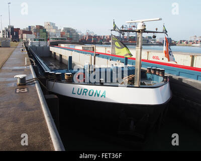 Lurona (navire, 1995), l'ENI 02207080, Port de Rotterdam pic1 Banque D'Images