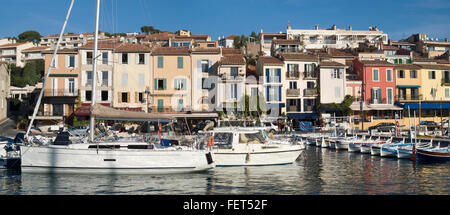 Le port de Cassis, Côte d'Azur Banque D'Images